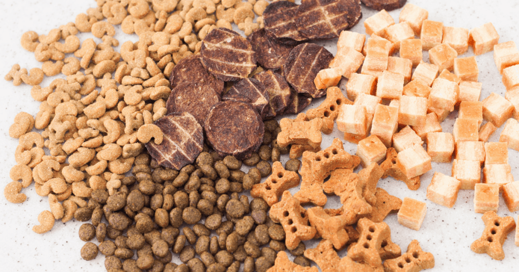 dog food and treats