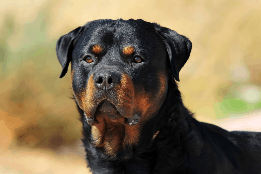 Rottweiler face