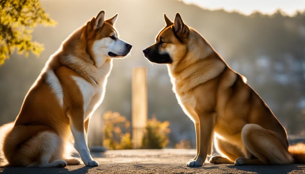 akita vs shiba inu akita vs shiba inu