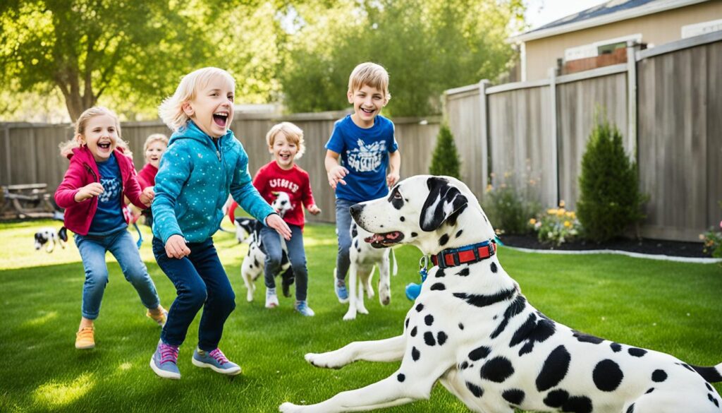 dalmatians temperament around kids
